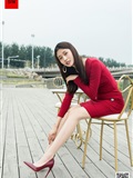 SIW Sven Media VOL.041 Waterfront red skirt - Zhen Zhen(53)